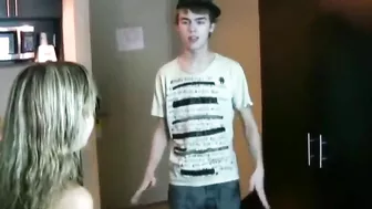 Lonely mom gives sexual lesson to son who fucks her with the condom on