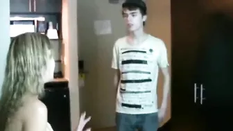 Lonely mom gives sexual lesson to son who fucks her with the condom on