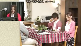 Oriental mom surprises son and has muff scored while husband can't see Oriental mom surprises son and has muff scored while husband can't see