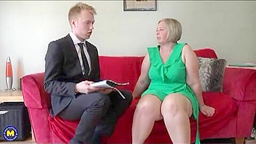 Porn of mom and the real estate agent young enough to be her son
