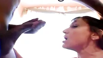 Pretty mom has both her banged by son's black friend with massive dick