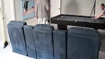 Naughty boy literally fucks eccentric mom behind his dad's back