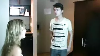 After shower mom doesn't mind to get drilled by stepson's friend After shower mom doesn't mind to get drilled by stepson's friend