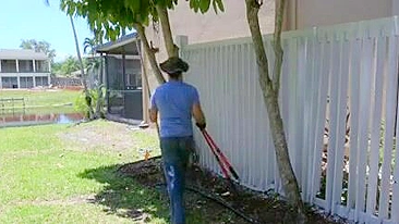 Classy mom and stepdaughter share thick fuckstick behind dad's back