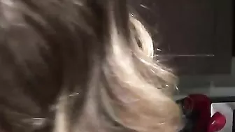 Nerdy mom interrupts cooking to get drilled with stepson's boner