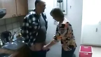 Mom and stepdaughter are facialized after XXX fucking by the plumber