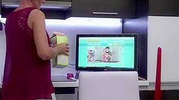 Mom is humped by XXX call boy from dating site on sofa and in bed