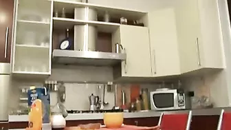 Brunette mom in stockings agrees to XXX banging by her new stepson