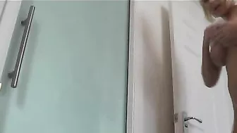 Man cums on XXX sized twins of mom after sex behind husband's back