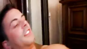 Older XXX whore is fucked by stepson in her mouth and shaved pussy