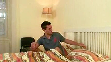 Mom with XXX curved body is nailed by stepdaughter's skilled boyfriend