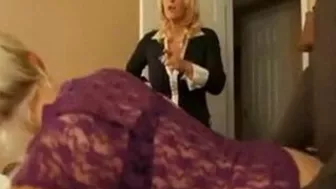 Mom takes part in a XXX threesome with stepdaughter and her boyfriend Mom takes part in a XXX threesome with stepdaughter and her boyfriend