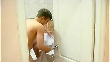 XXX curved pretty blonde mom in red panties is banged by stepson