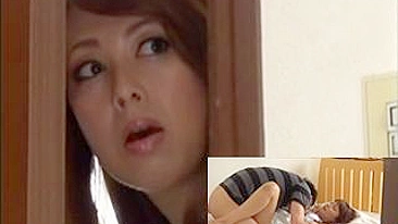 Asian mom tempts stepdaughter's boyfriend into forbidden XXX sex