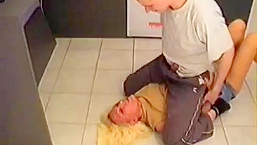 Russian mom is nailed by stepson after successful laundry in XXX video