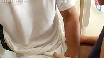 Guy stops breakfast to fuck his own XXX sultry mom in the morning