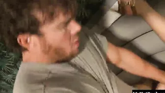 XXX whore needs stepson's cock to fuck her shaved pussy in the pub