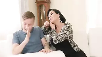 Horny mom rushes to suck stepson's XXX sized cock and get humped Horny mom rushes to suck stepson's XXX sized cock and get humped