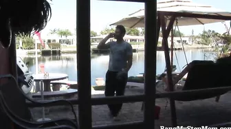 Boy is carnal with horny mom who has XXX sized balls-like boobies