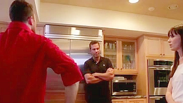 XXX appealing mom is fucked by stepson to spite husband in the kitchen