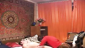 Camera captures lewd mom cheating with stepson in Russian XXX porn Camera captures lewd mom cheating with stepson in Russian XXX porn