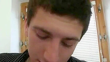 Mom with blonde hair is always open to XXX sex with stepson in kitchen