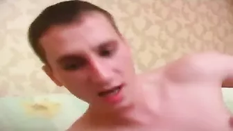 Guy fucks the blonde mom who gives a XXX blowjob while he sleeps