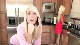 Married mom makes son-in-law happy during a XXX threesome with his GF