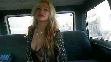 Mom is drilled on camera after giving a XXX blowjob in the moving bus