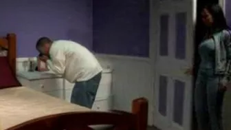 XXX experiments end for the young man with hot sex with his own mom