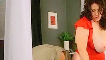 Guy is young enough to be her stepson but still he bangs this XXX mom