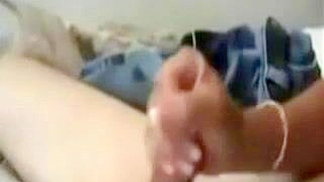 Busty mom blackmailed by son's friend who just needed XXX handjob