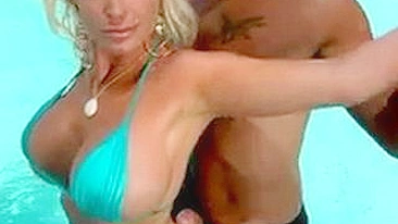 Blonde mom facialized after anal XXX encounter with coach by pool