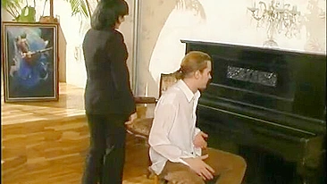 Lucky boy has XXX affair with friend's mom who is piano teacher