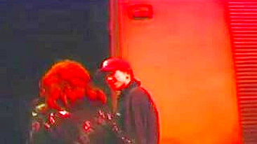 Red-haired mom rewarded with XXX facial after sex with boy in bath