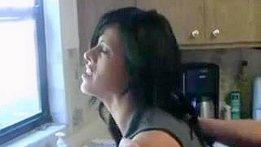 Bitchy mom punished by stepson who fucks her XXX twat in nice poses