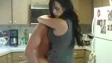 Bitchy mom punished by stepson who fucks her XXX twat in nice poses