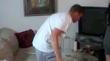 Bitchy mom punished by stepson who fucks her XXX twat in nice poses