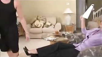 Hot mom rewards stepson with XXX fuck after he gives her massage