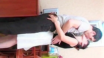 Modest mom who works as maid penetrated with client's XXX phallus