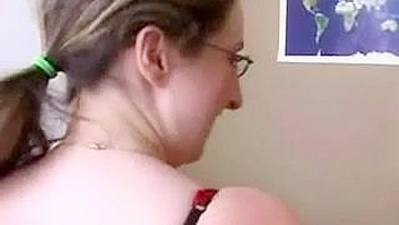 Busty mom who works as teacher has her XXX cunny nailed by student