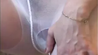 Mom's sexy outfit motivates stepson to drill her XXX pussy on couch