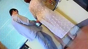 Mom's sexy outfit motivates stepson to drill her XXX pussy on couch