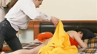 Horny boy wakes up beautiful mom in order to penetrate her XXX peach Horny boy wakes up beautiful mom in order to penetrate her XXX peach