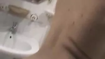 After shower mom with great XXX rack gets nailed by young lover