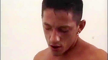 Stacked mom with XXX bush facialized after anal sex with student