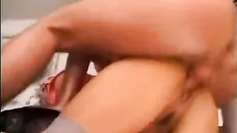 Comely mom has her XXX ass screwed by daughter's impudent boyfriend