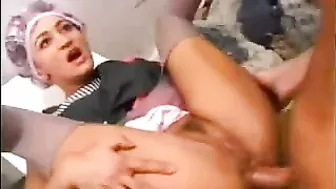 Comely mom has her XXX ass screwed by daughter's impudent boyfriend