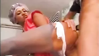 Comely mom has her XXX ass screwed by daughter's impudent boyfriend