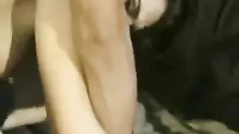 Teen catches busty mom sucking BF's XXX bulge and joins for threeway